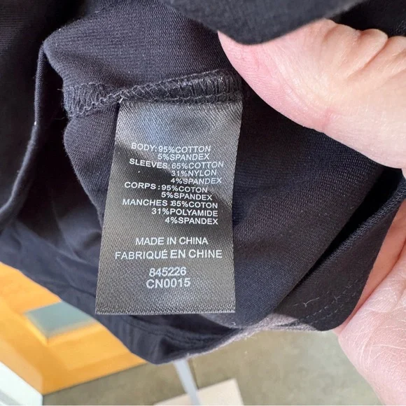 Bailey 44 Black Ruffle Sleeve Blouse - Picture 3 of 6